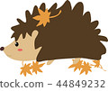 刺猬和秋葉 44849232