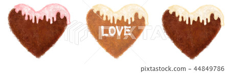 Heart's chocolate 44849786