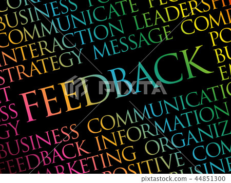 Feedback word cloud collage 44851300