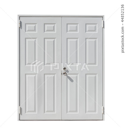 wooden door isolated on white background wooden door isolated on white background 44852136