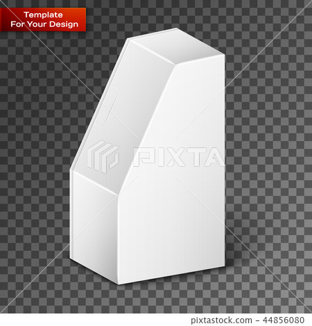 White Product Package Box Illustration Isolated On White Product Package Box Illustration Isolated On 44856080