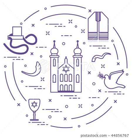 Jewish symbols 44856767