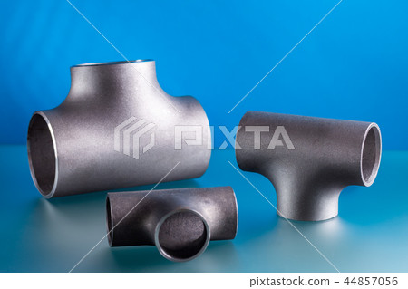 Tees, set of steel welding fittings. Tees, set of steel welding fittings. 44857056