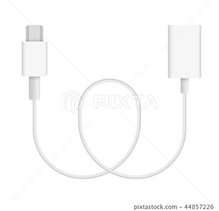 Vector Illustration of micro-USB 44857226