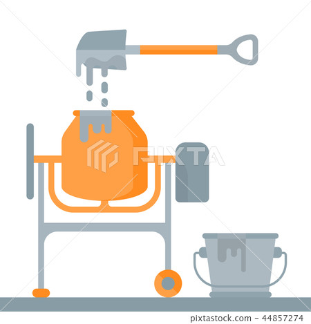 Illustration of Construction Work. 44857274