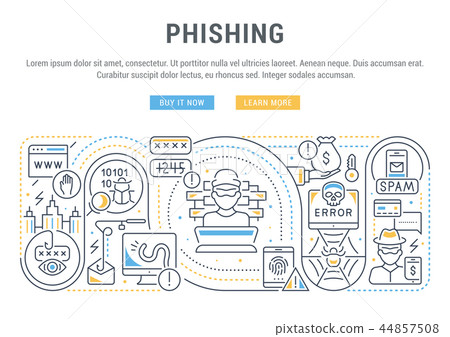 Linear Illustration of Phishing. Linear Illustration of Phishing. 44857508