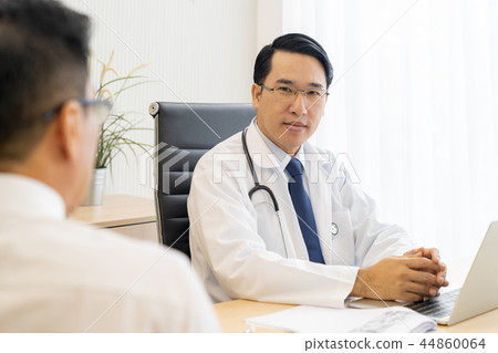 Portrait of Young adult Doctor with Patient Portrait of Young adult Doctor with Patient 44860064