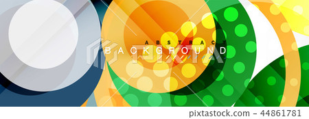 Circle composition abstract background Circle composition abstract background 44861781