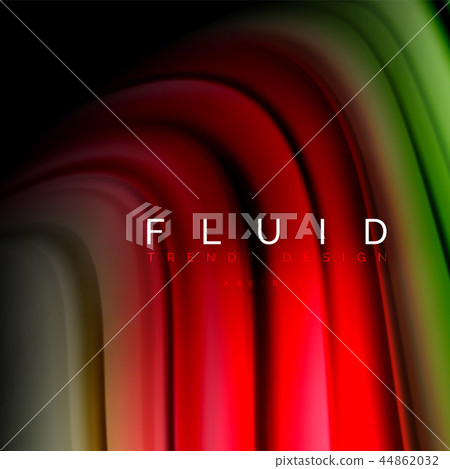 Background abstract - liquid color wave 44862032