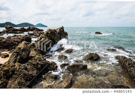 Rocks on the beach or Hin Khrong view point. 44865143