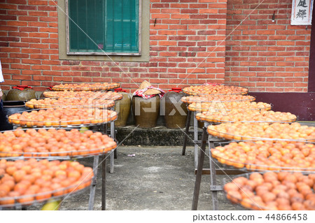 Taiwan autumn delicious fruit persimmon 44866458