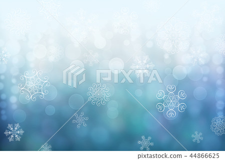 Christmas abstract winter snowflakes background Christmas abstract winter snowflakes background 44866625