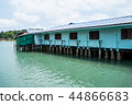 Wooden house in bang bao pier.  44866683