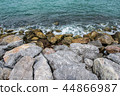 Rocks on the beach at khung wiman beach  . 44866987
