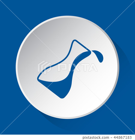 flask with a drop, blue icon on white button flask with a drop, blue icon on white button 44867183