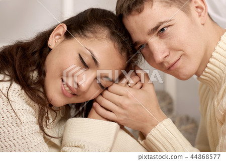romantic couple portrait, love concept romantic couple portrait, love concept 44868577