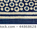 indigo tie dye pattern abstract background. 44868628