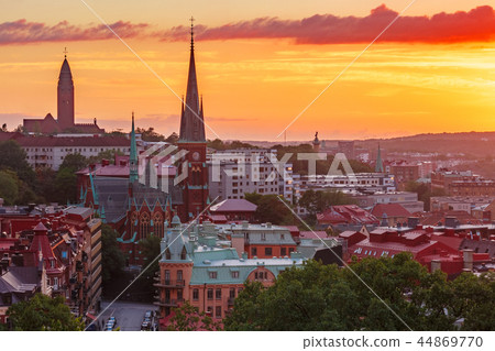 Aerial view of Gothenburg, Sweden 44869770