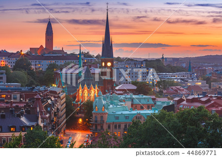 Aerial view of Gothenburg, Sweden 44869771