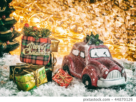 Christmas holiday, miniature car Christmas holiday, miniature car 44870126