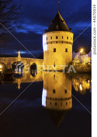 Broel Towers Bridge in Kortrijk 44870934