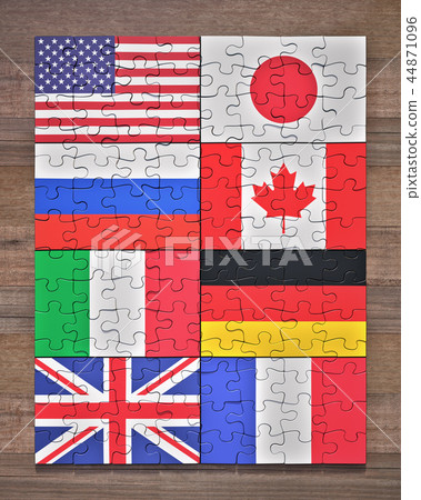 G8 Member Puzzle Flags G8 Member Puzzle Flags 44871096