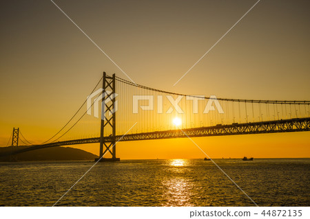 Akashi Kaikyo Bridge Awaji Island Hyogo Prefecture Akashi Kaikyo Bridge Awaji Island Hyogo Prefecture 44872135