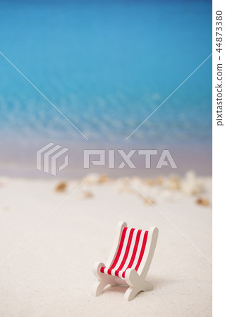 Summer holiday concept photo. vacation items and beach accessories in swimming pool or yellow background. 086 44873380