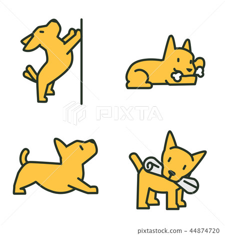 Flat veterinary icons set. use for web and mobile UI, set of basic veterinary elements isolated vector illustration 044 Flat veterinary icons set. use for web and mobile UI, set of basic veterinary elements isolated vector illustration 044 44874720