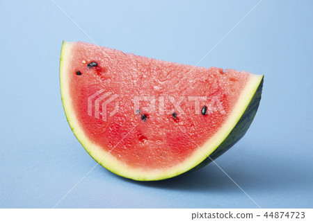 Delicious summer fruits object photo, tomato, oriental melon and watermelon 112 44874723