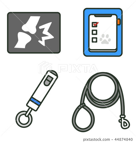 Flat veterinary icons set. use for web and mobile UI, set of basic veterinary elements isolated vector illustration 009 Flat veterinary icons set. use for web and mobile UI, set of basic veterinary elements isolated vector illustration 009 44874840