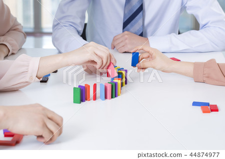Hands of business people concept photo, Pictures of business people hands in office 161 44874977