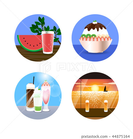 Summer Holiday Icon Set 44875164