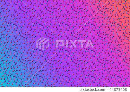 Abstract background with 80s memphis geometics style pattern and vibrant psychedelic colors Abstract background with 80s memphis geometics style pattern and vibrant psychedelic colors 44875408