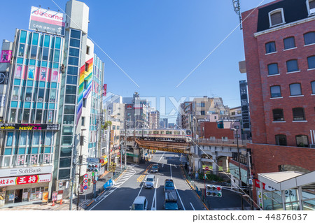 Urban scenery View from Nishi Nippori five intersection 44876037