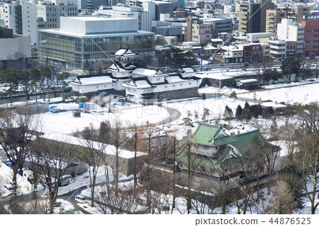 Scenery from Toyama City Hall observation tower (south direction, Toyama castle direction) 44876525