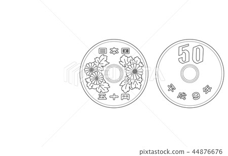 日元五十硬幣線 日元五十硬幣線 44876676