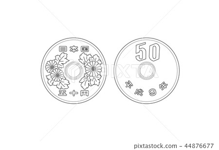 日元五十硬幣線 日元五十硬幣線 44876677