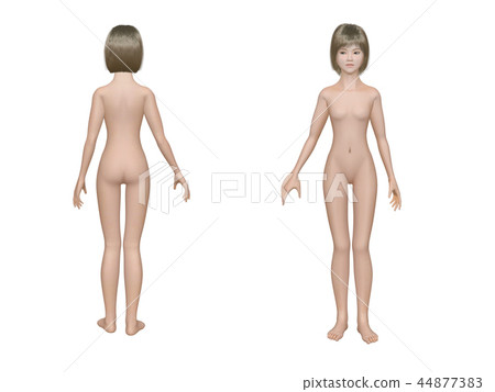 Woman beauty body upright beauty 44877383