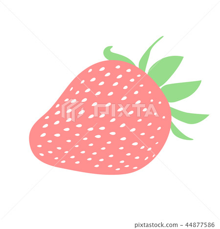 Ripe Strawberry poster flat style. natural health Ripe Strawberry poster flat style. natural health 44877586