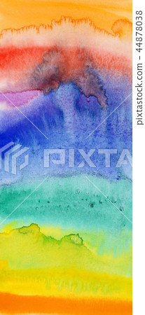 Flowing water colors on paper 44878038