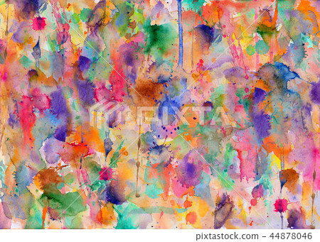 Paint splatters on paper - Stock Illustration [44878046] - PIXTA
