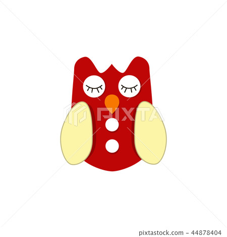 Decorative cushion in the form of handmade owl Decorative cushion in the form of handmade owl 44878404