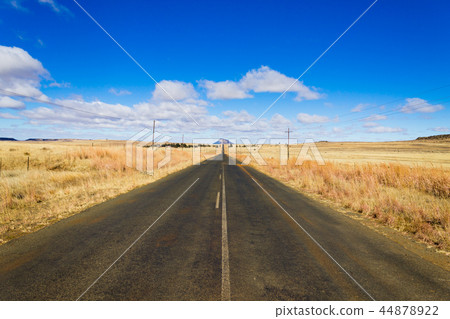 Perspective road. Orange Free State, South Africa 44878922
