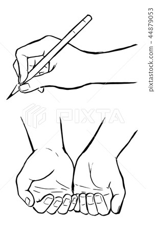 Person hand pose - Stock Illustration [44879053] - PIXTA