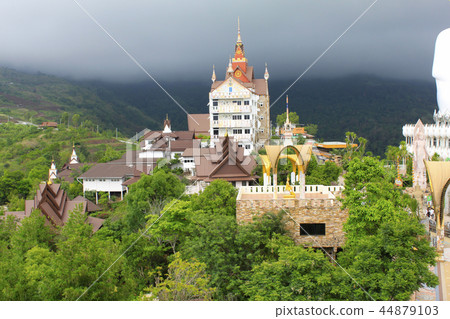 Buddhist monastery in the valley, Pha Sorn Kaew Buddhist monastery in the valley, Pha Sorn Kaew 44879103