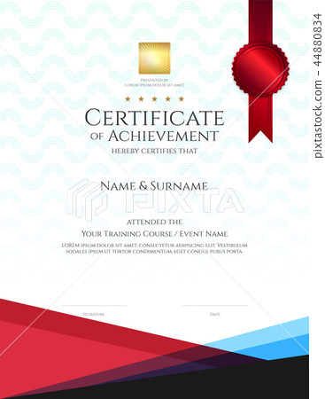 Certificate template, Diploma template 44880834