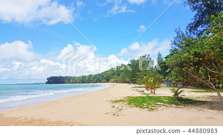 tropical summer sea sand beach and sky 44880983