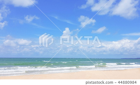 tropical summer sea sand beach and sky tropical summer sea sand beach and sky 44880984