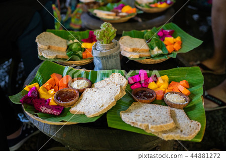 Balinese vegan breakfast Balinese vegan breakfast 44881272